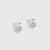 Veda Retro Tiger Eye Spherical Pendant Earrings