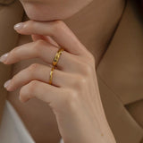 Catherine Minimalist Plain Ring