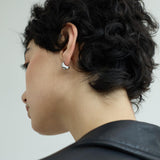 Colombain crescent metal ins style all-match earrings