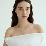 Victoria Iced Tea Crystal Beaded Necklace