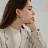 Romeo Street Irregular Metal Earrings