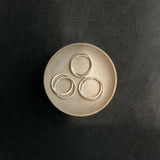 Gabriel smooth sterling silver all-match thin ring